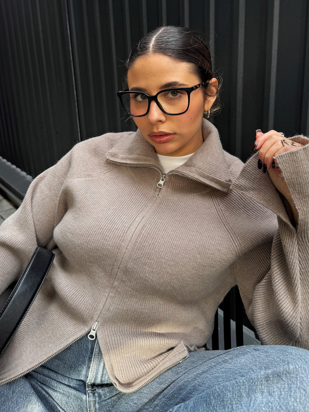 Cardigan SHEIN, bej