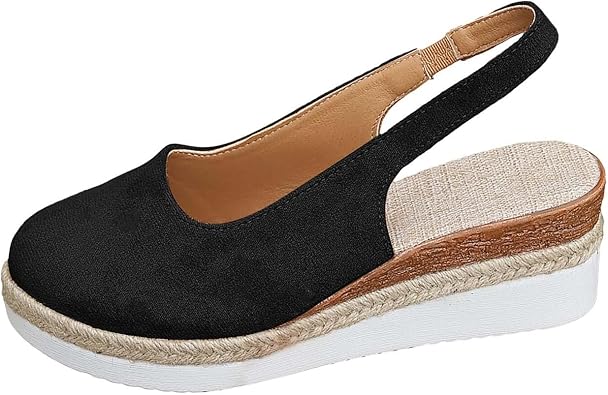 SHEIN Espadrille, fekete