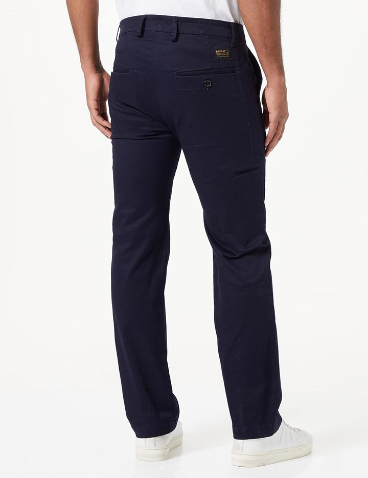 Pantaloni REPLAY, bleumarin