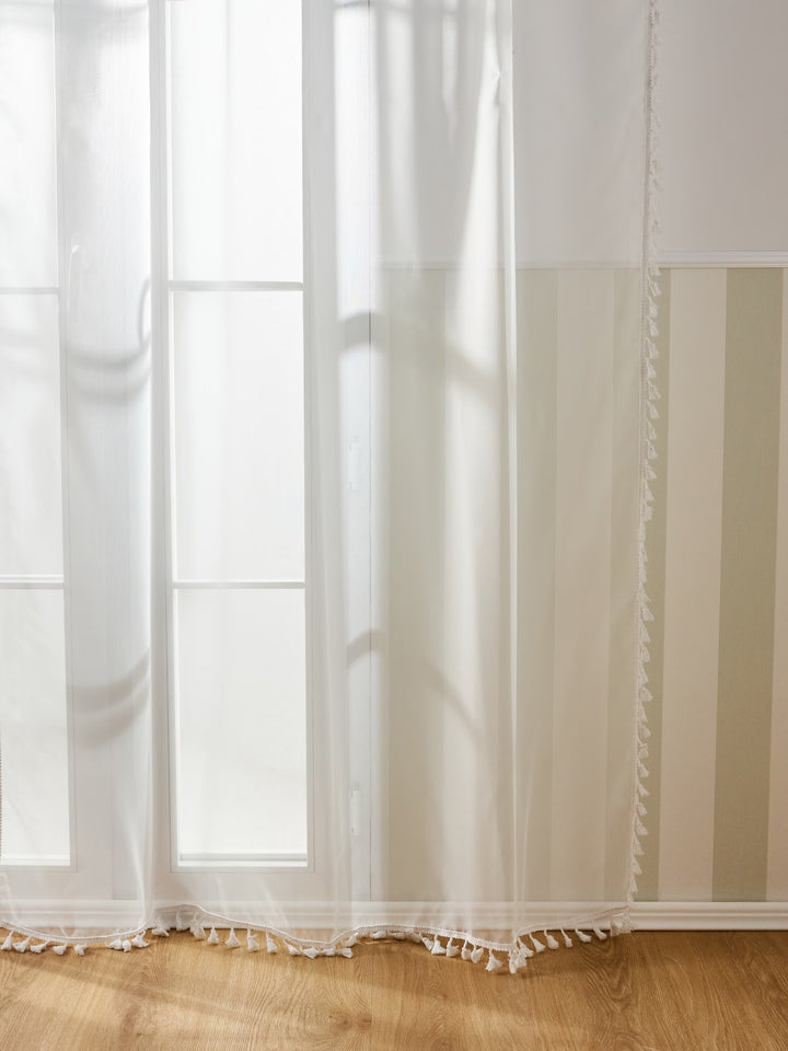 SINSAY curtain, white