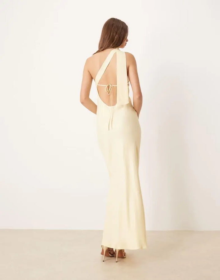 Rochie maxi ASOS, galben