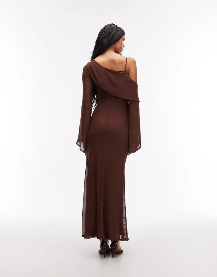 Rochie maxi ASOS, maro