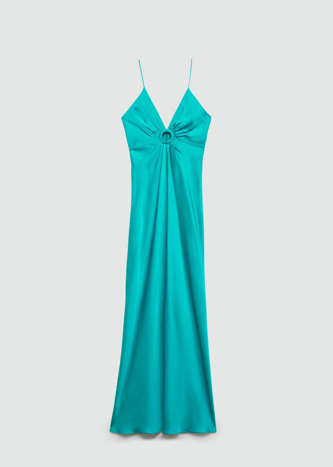 Rochie maxi MANGO, turcoaz