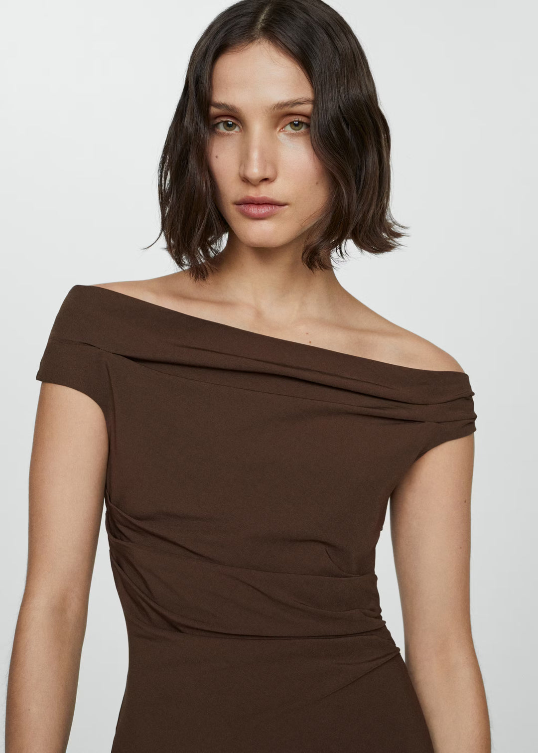Rochie maxi MANGO, maro