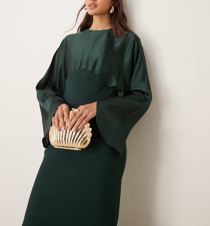Asos maxi ruha, zöld