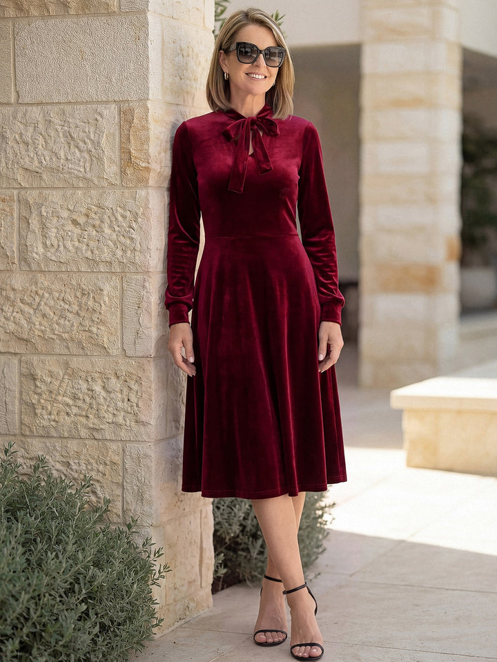 Rochie midi SHEIN, roșu