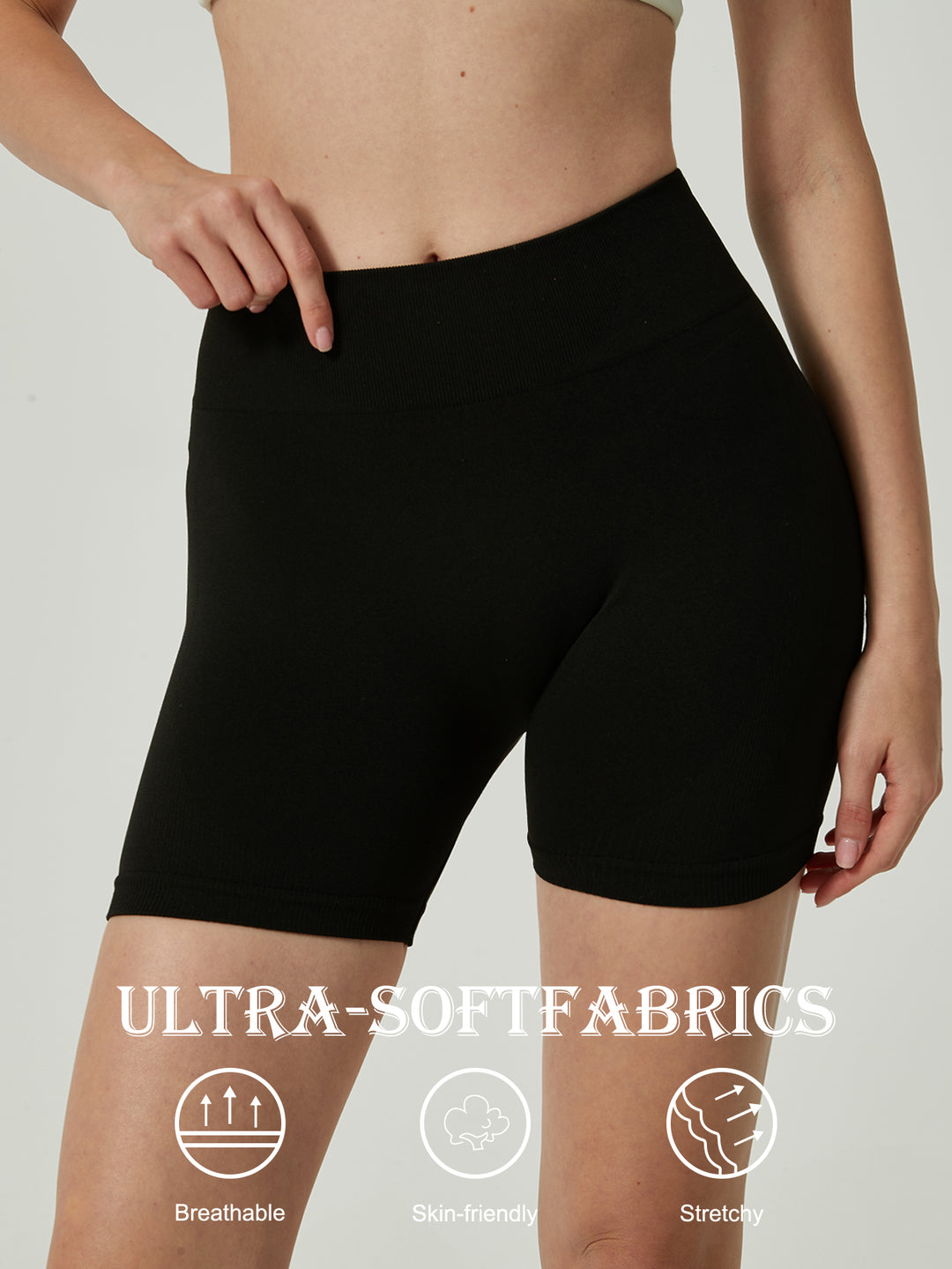 Pantaloni scurți SHEIN, negru