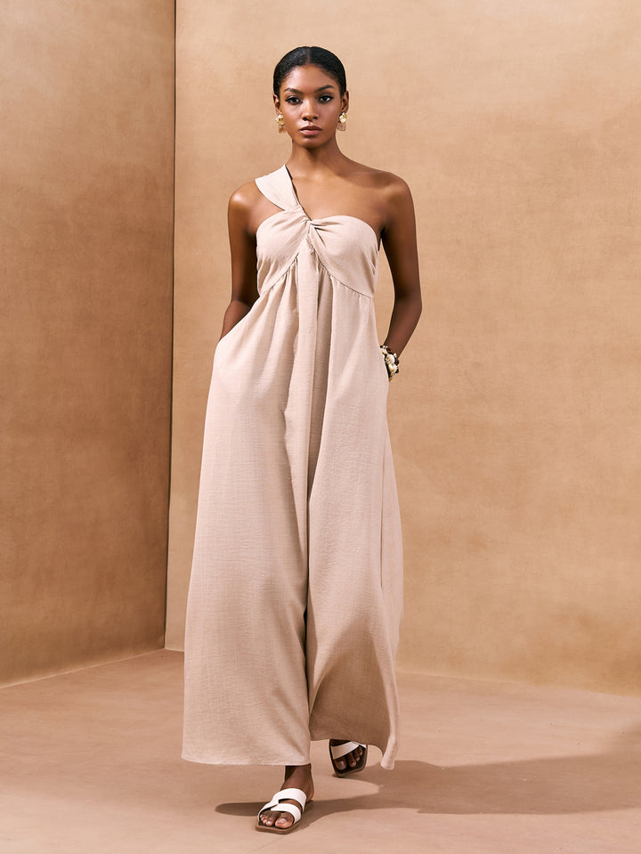 Rochie maxi SHEIN, bej