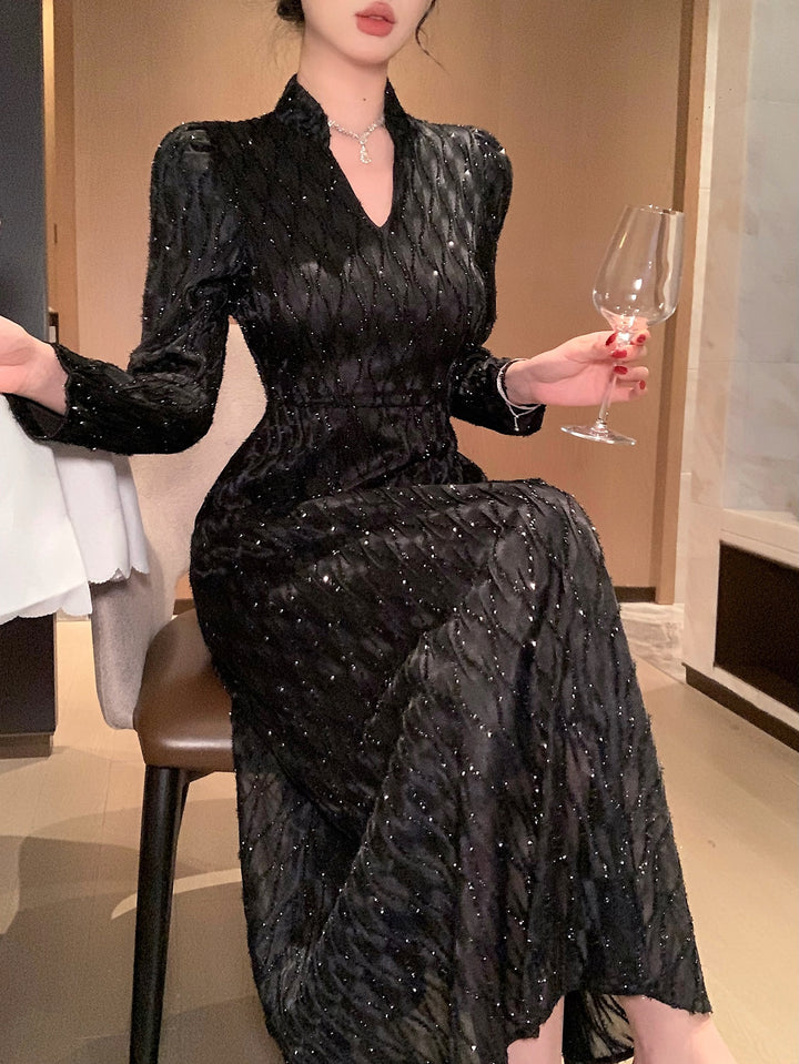 Rochie maxi SHEIN, negru