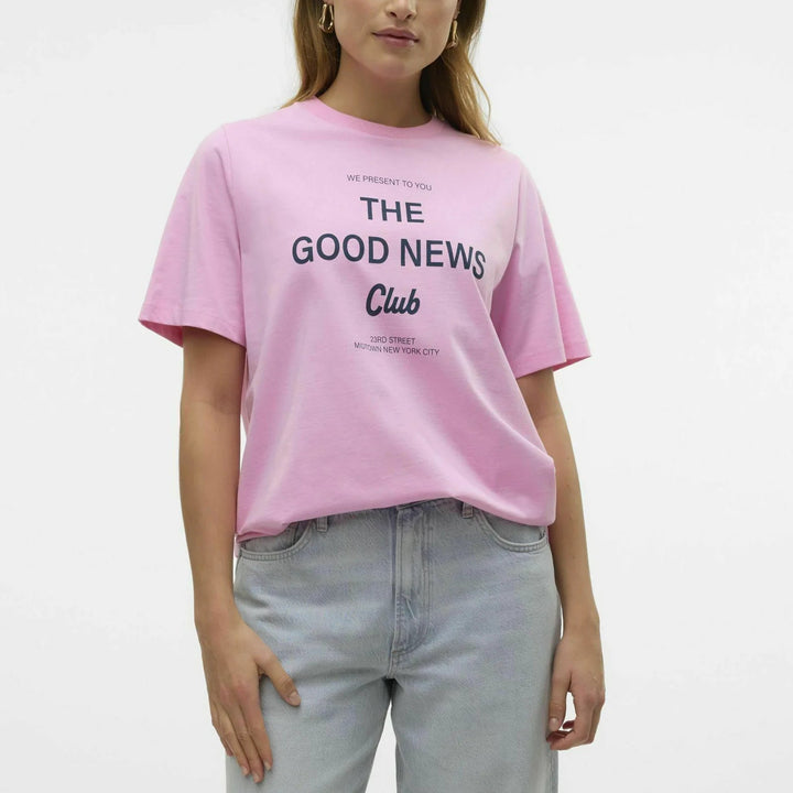 Vero Moda póló, rózsaszín