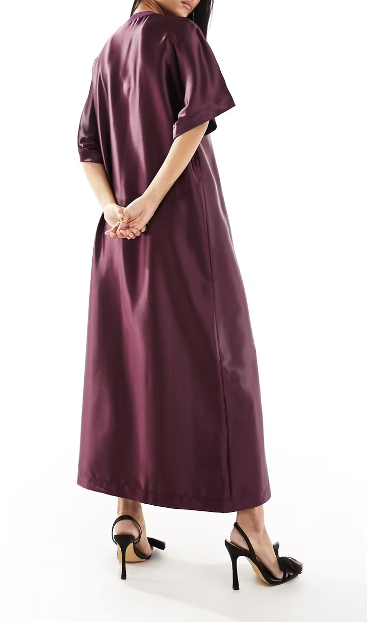 ASOS lila midi ruha