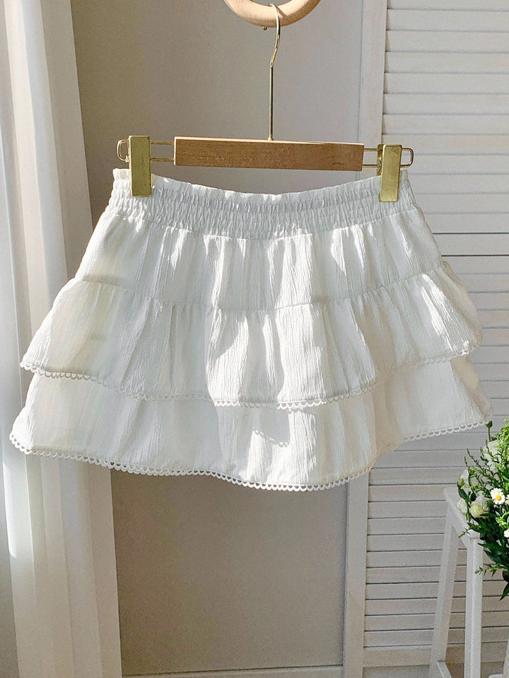 Fustă mini SHEIN, alb