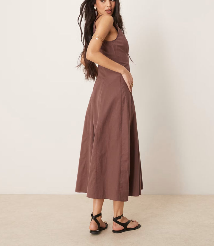 Asos maxi ruha, fekete