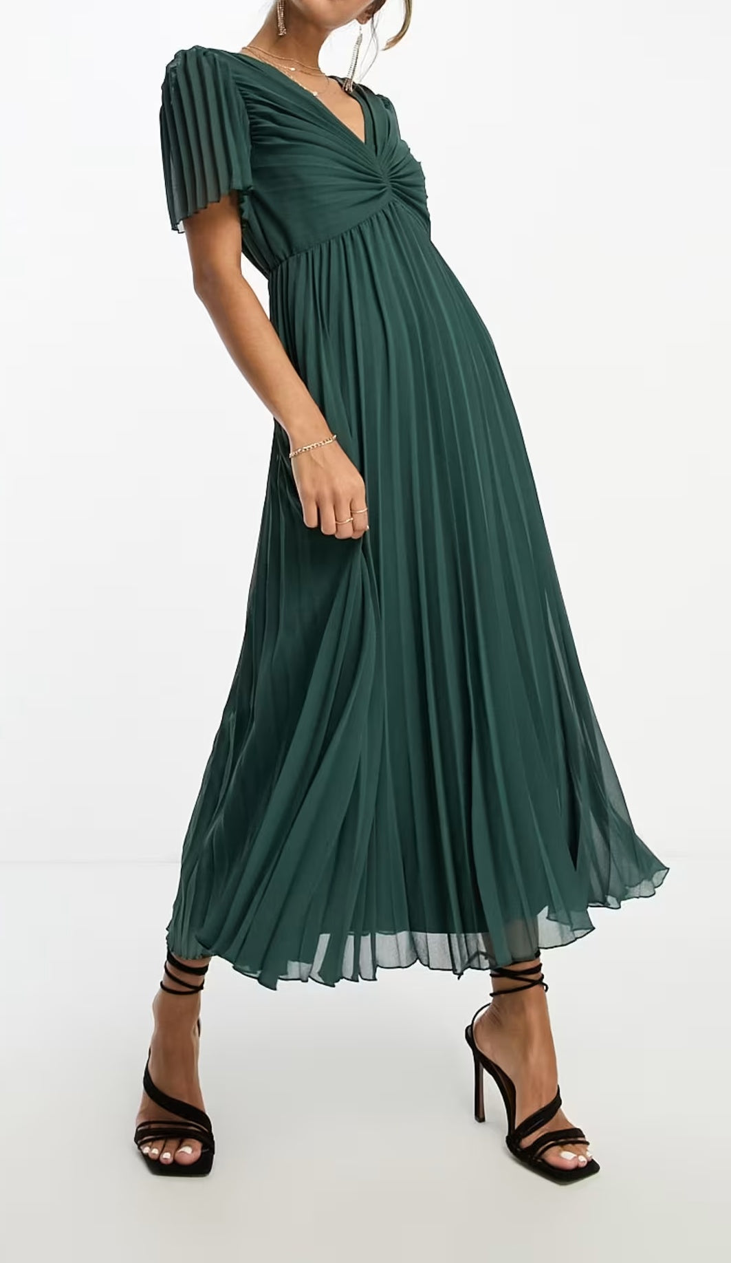 ASOS zöld midiruha