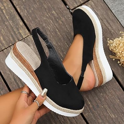 SHEIN Espadrille, fekete