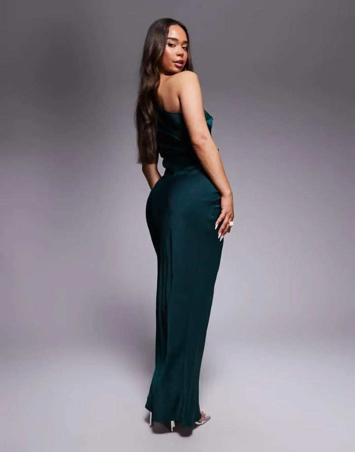 Rochie maxi ASOS, verde