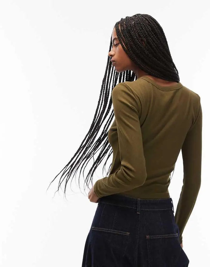 Blúz ASOS, khaki