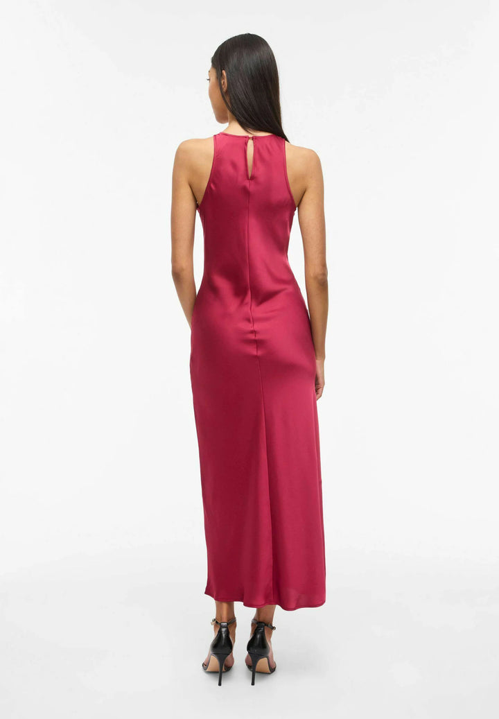 Rochie maxi VILA, vișiniu