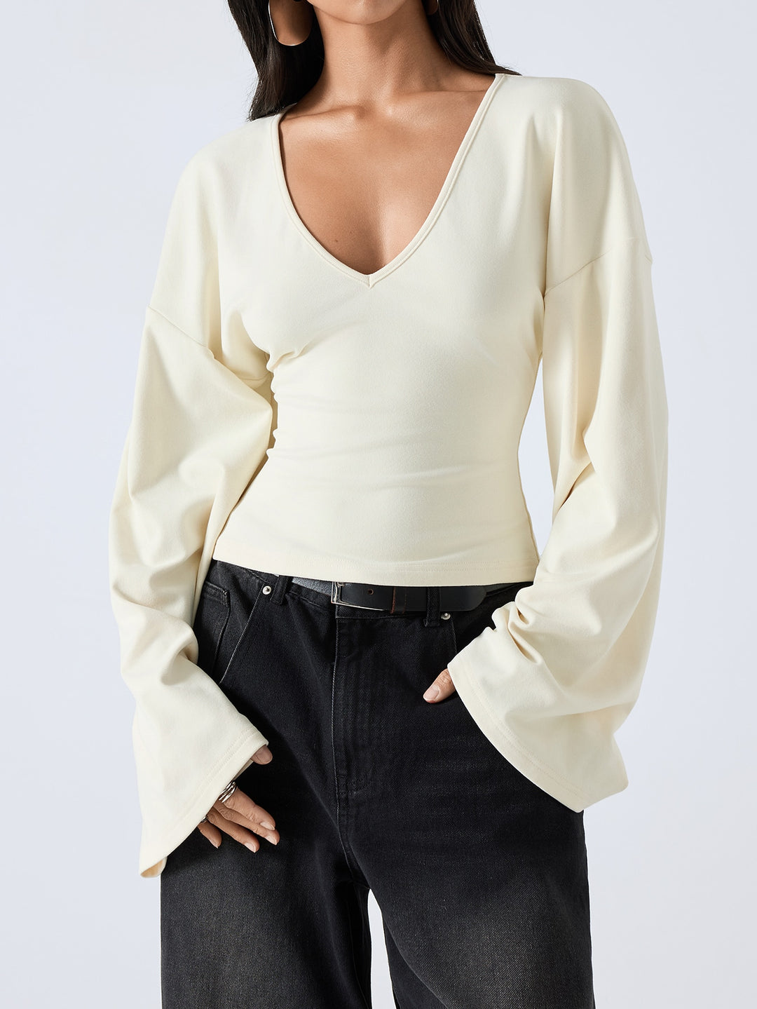 Top SHEIN, bej