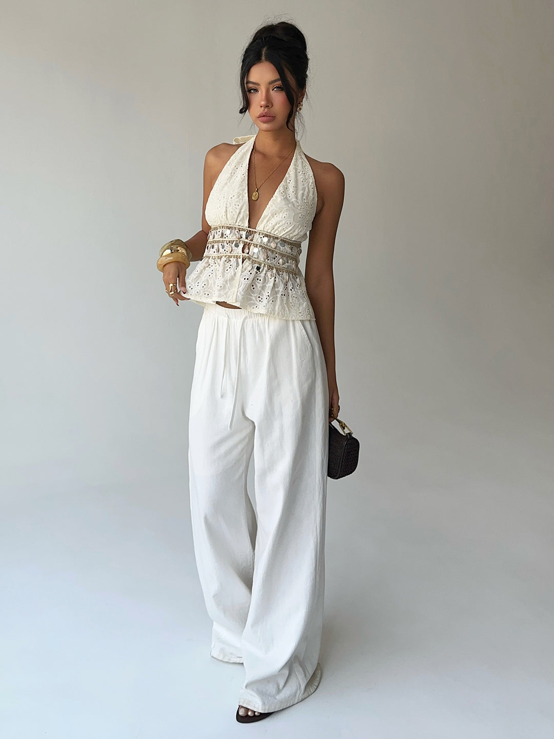 Top SHEIN, portocaliu