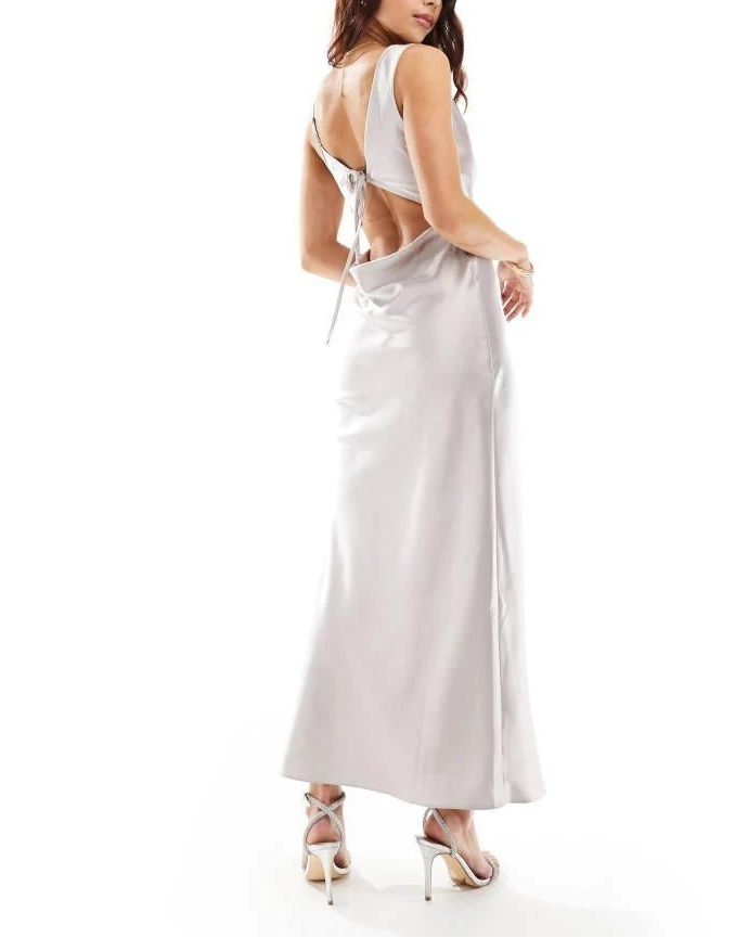 Asos maxi ruha, szürke
