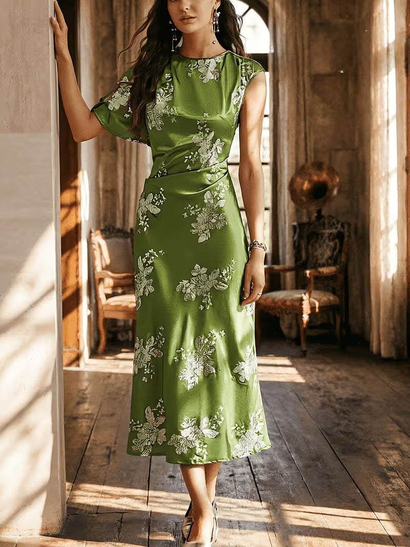 Rochie midi SHEIN, verde