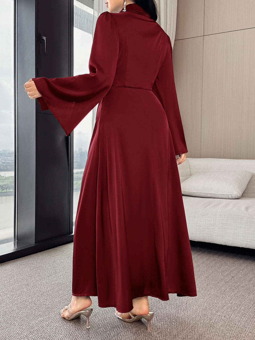 Rochie maxi SHEIN, vișiniu