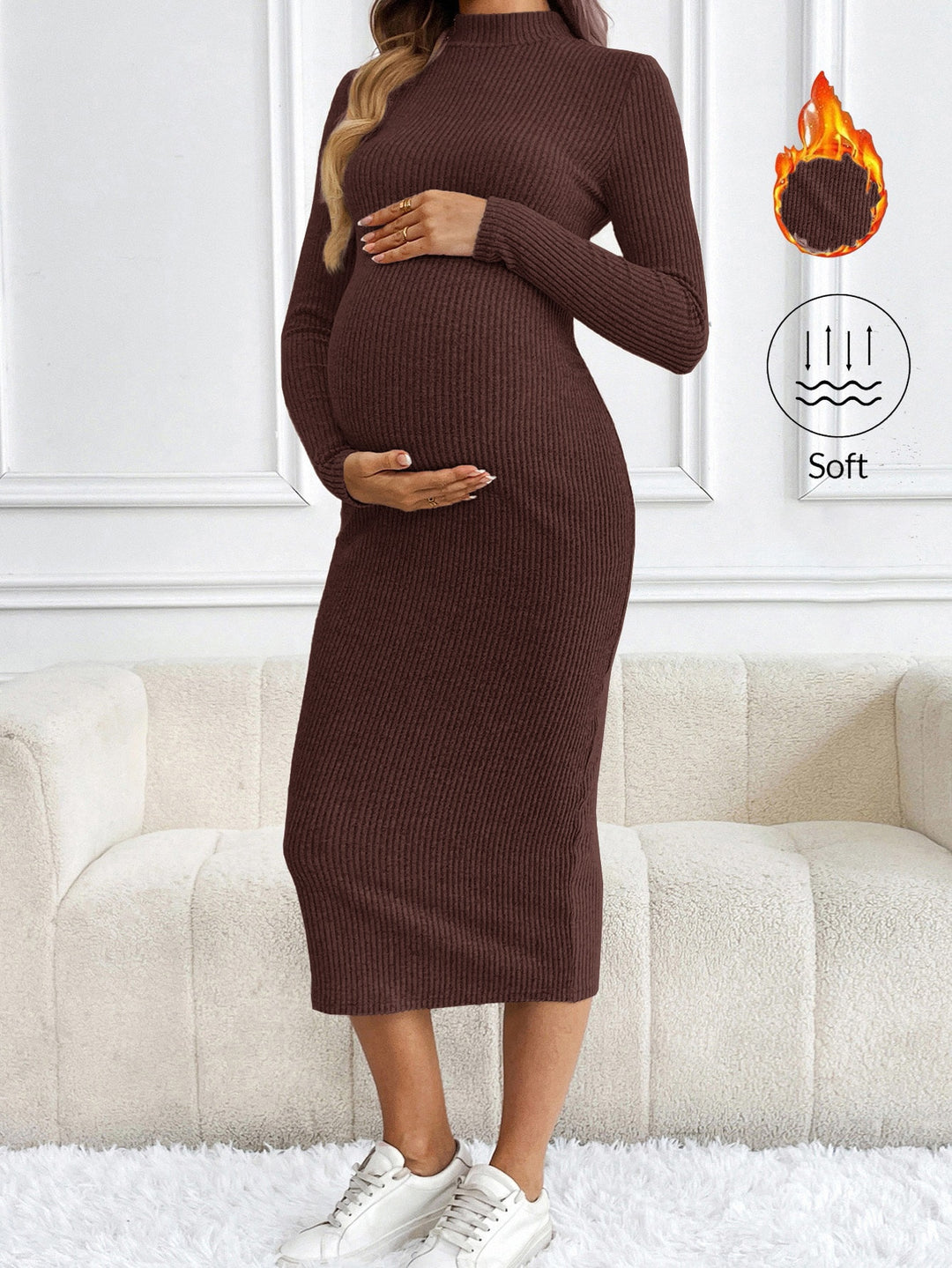 Rochie SHEIN, maro