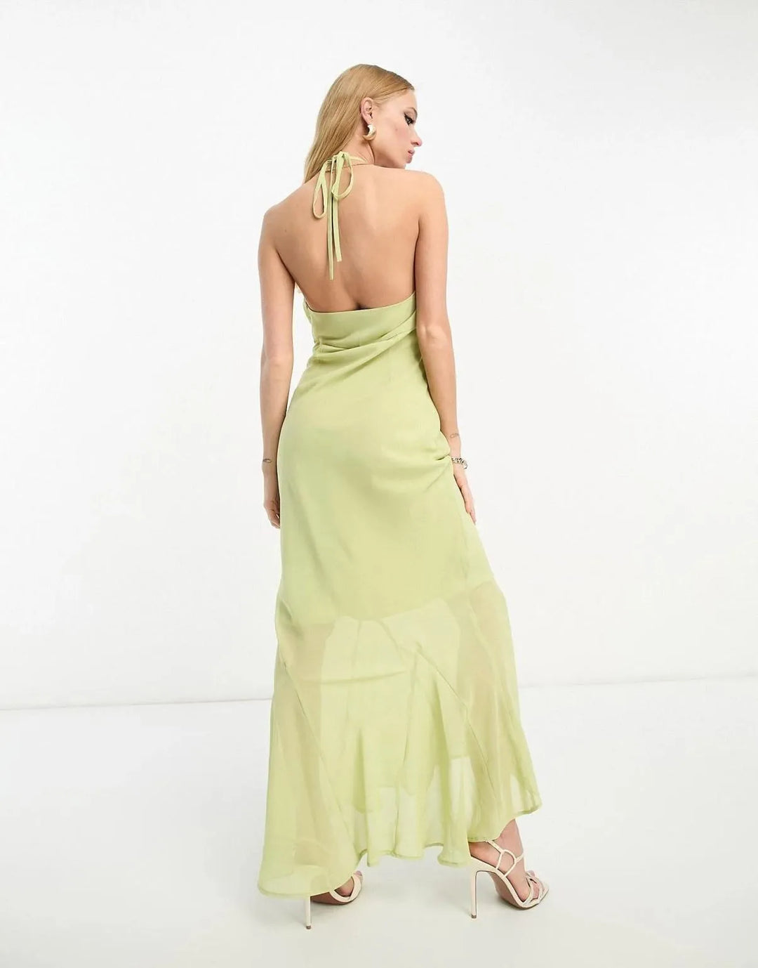 Rochie maxi ASOS, verde
