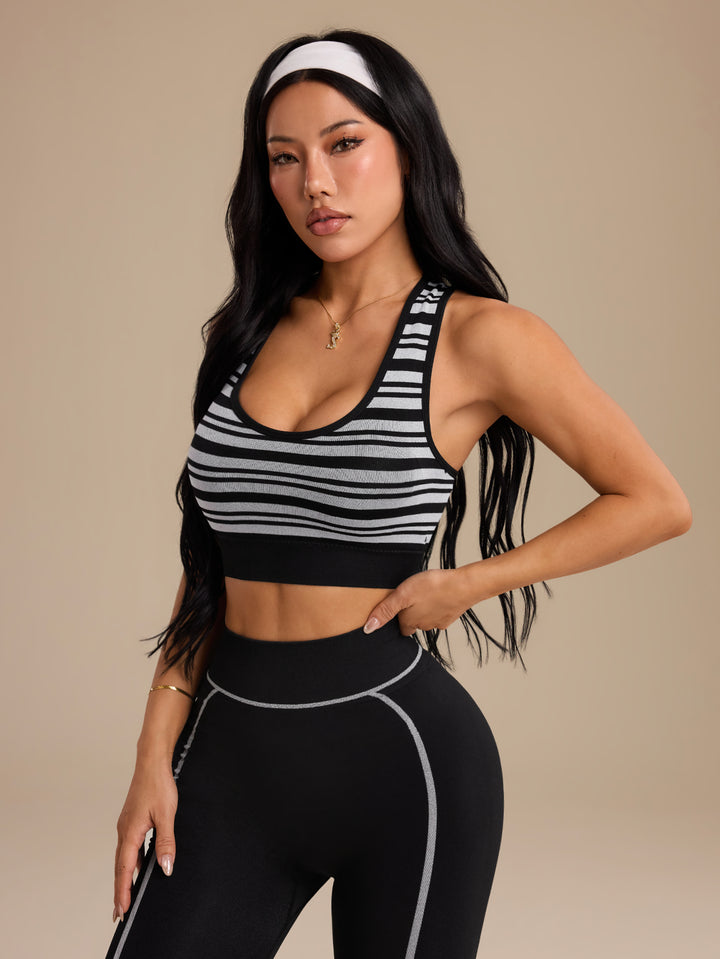 Bustieră sport SHEIN, negru