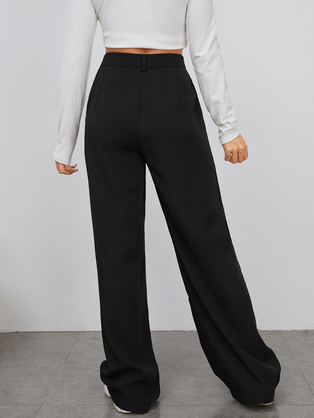 Pantaloni SHEIN, negru