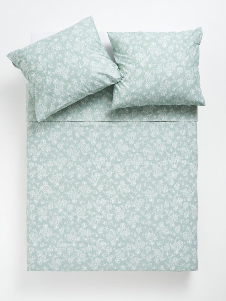 Set de lenjerie de pat SINSAY, verde