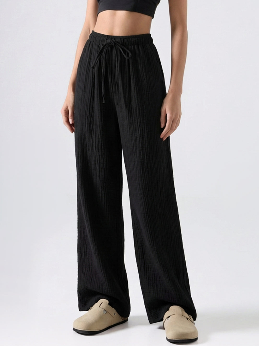 Pantaloni SHEIN, negru