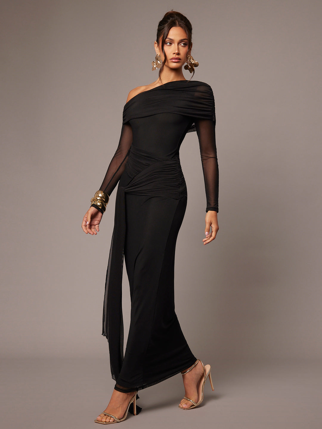 Rochie maxi SHEIN, negru