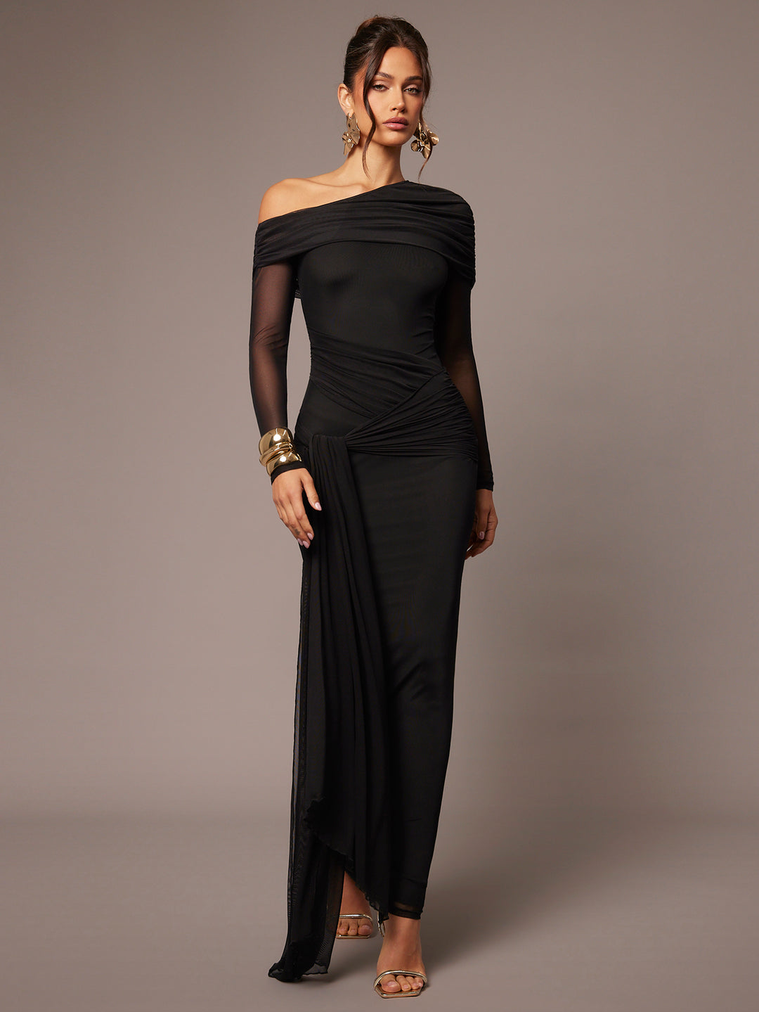 Rochie maxi SHEIN, negru