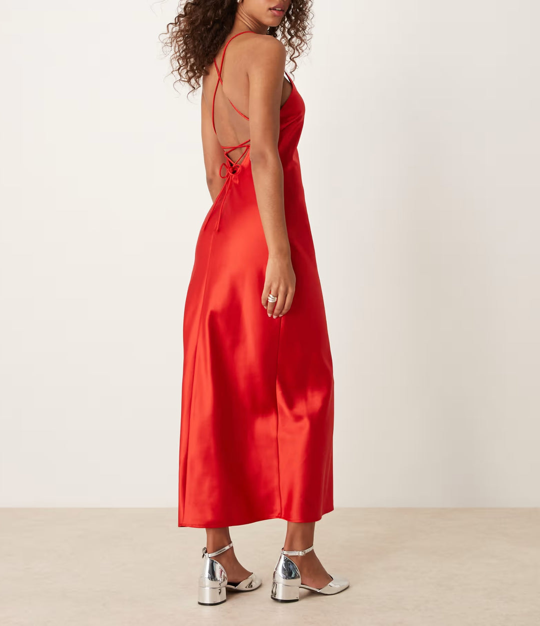 ASOS maxi ruha, piros