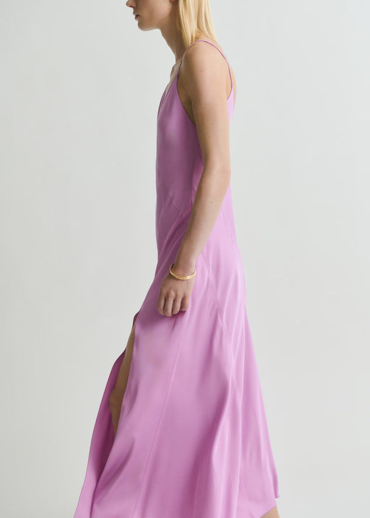 Rochie maxi MANGO, roz