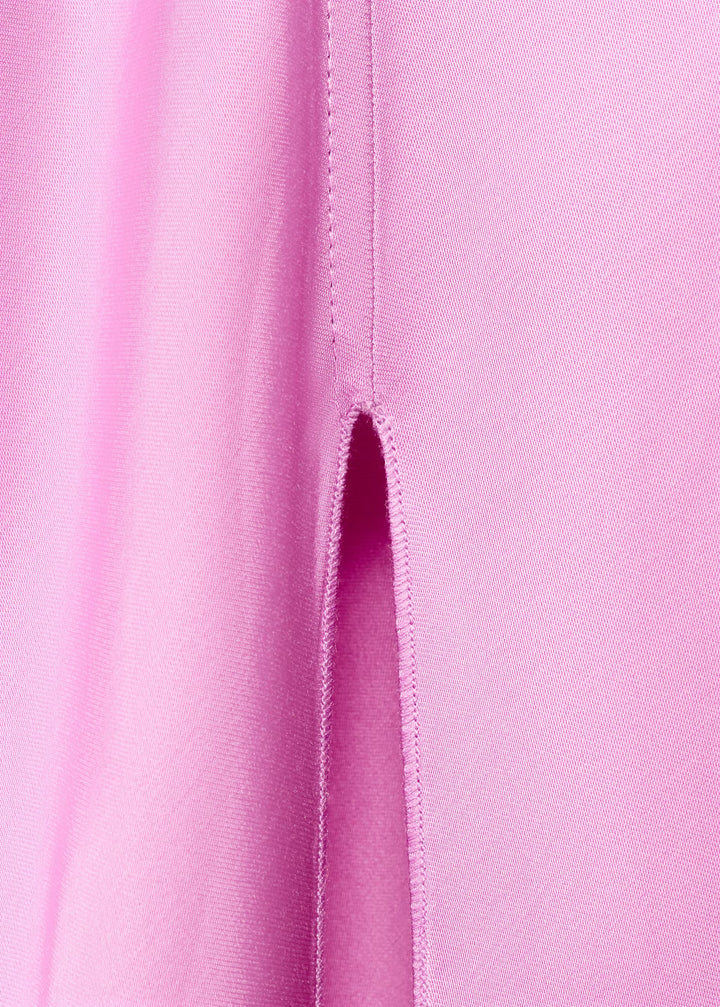 Rochie maxi MANGO, roz