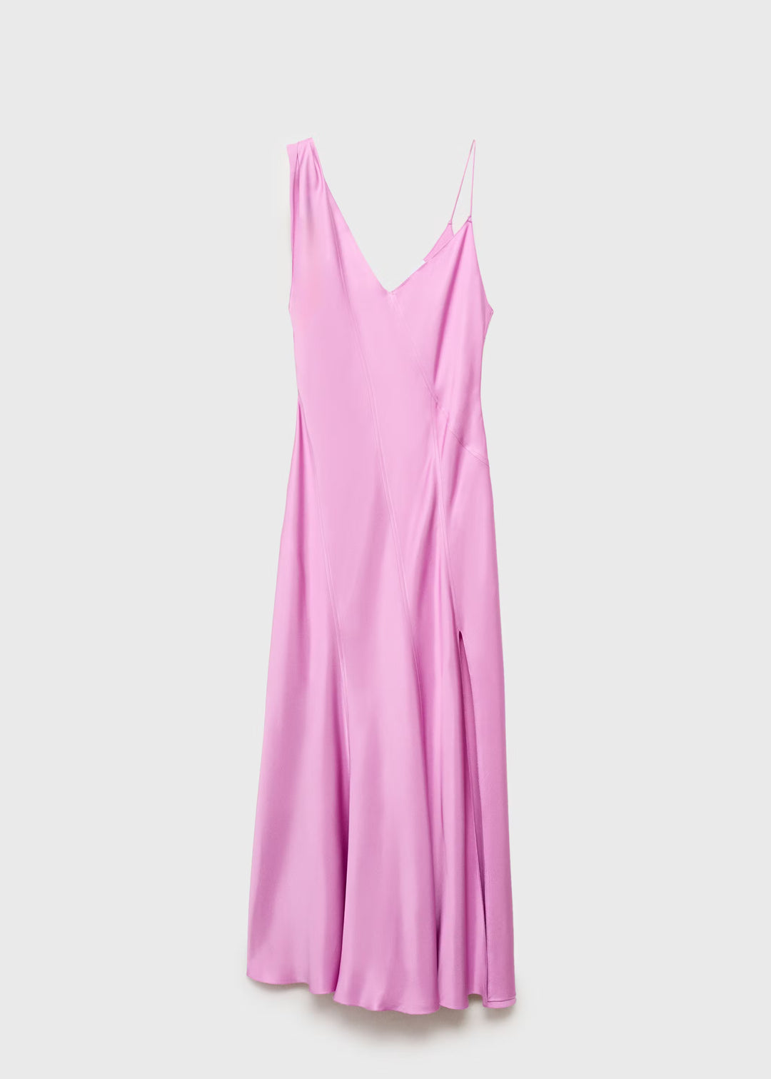 Rochie maxi MANGO, roz
