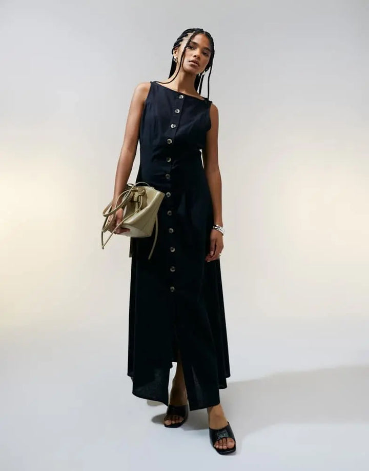 Rochie maxi ASOS, negru
