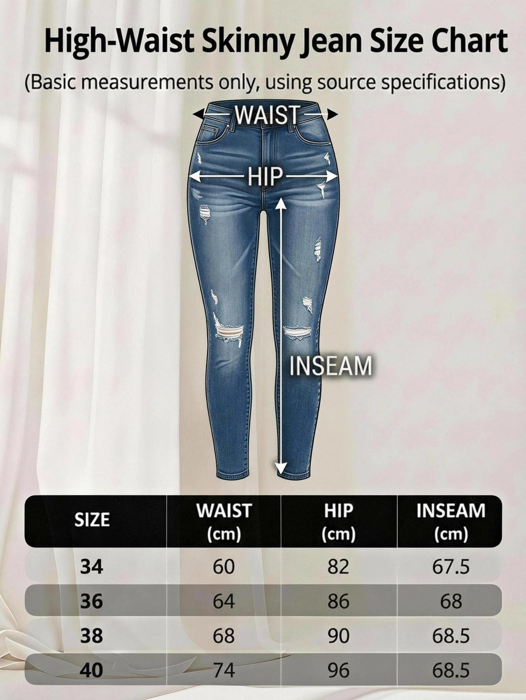 Jeans SHEIN, albastru