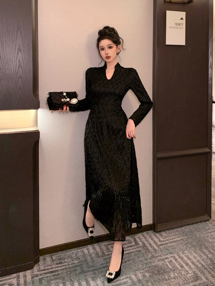 Rochie maxi SHEIN, negru