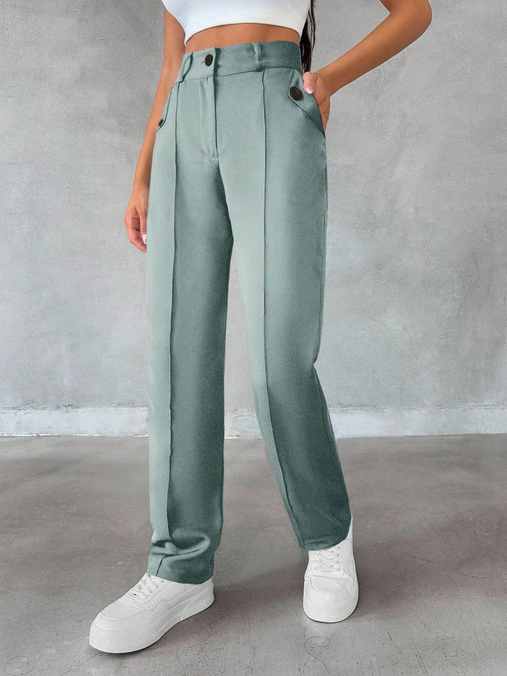 Pantaloni SHEIN, turcoaz