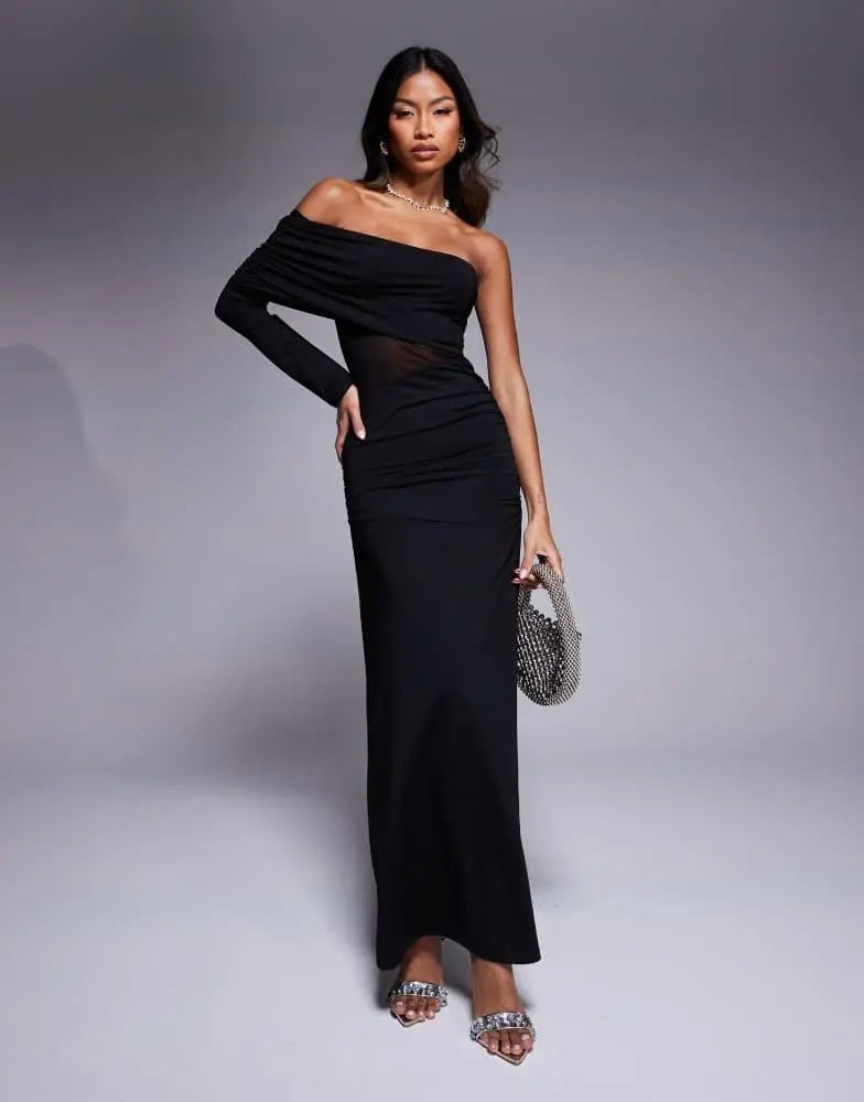 Rochie maxi ASOS, negru