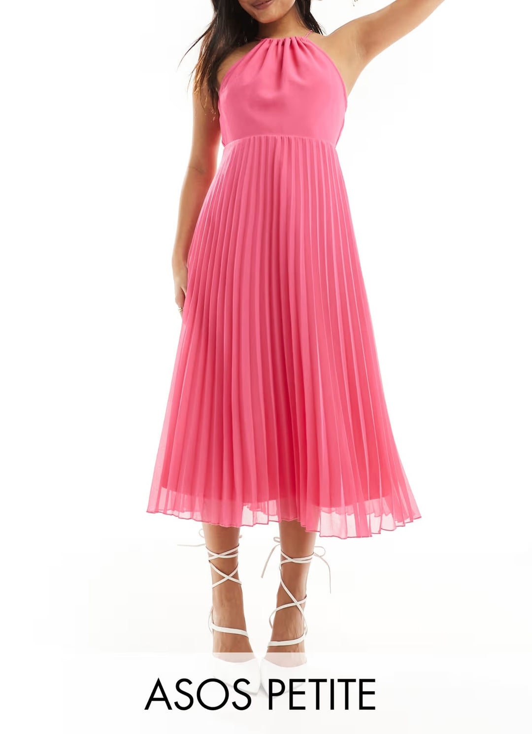 ASOS midi ruha, rózsaszín