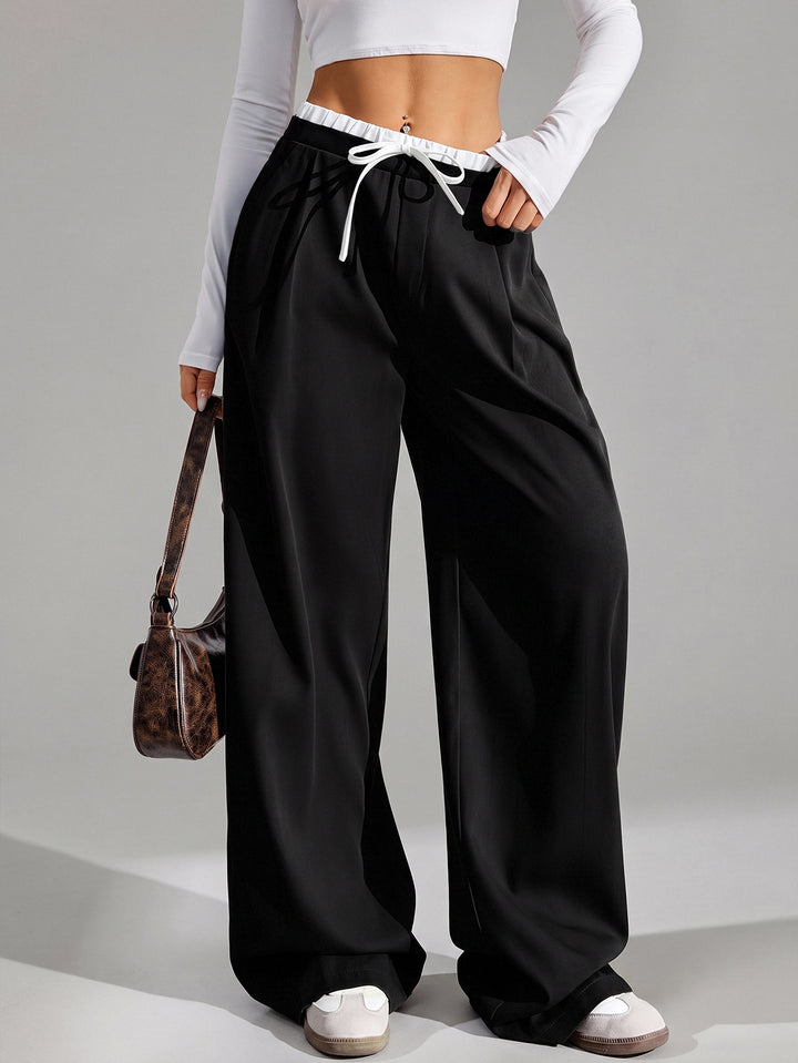 Pantaloni SHEIN, negru