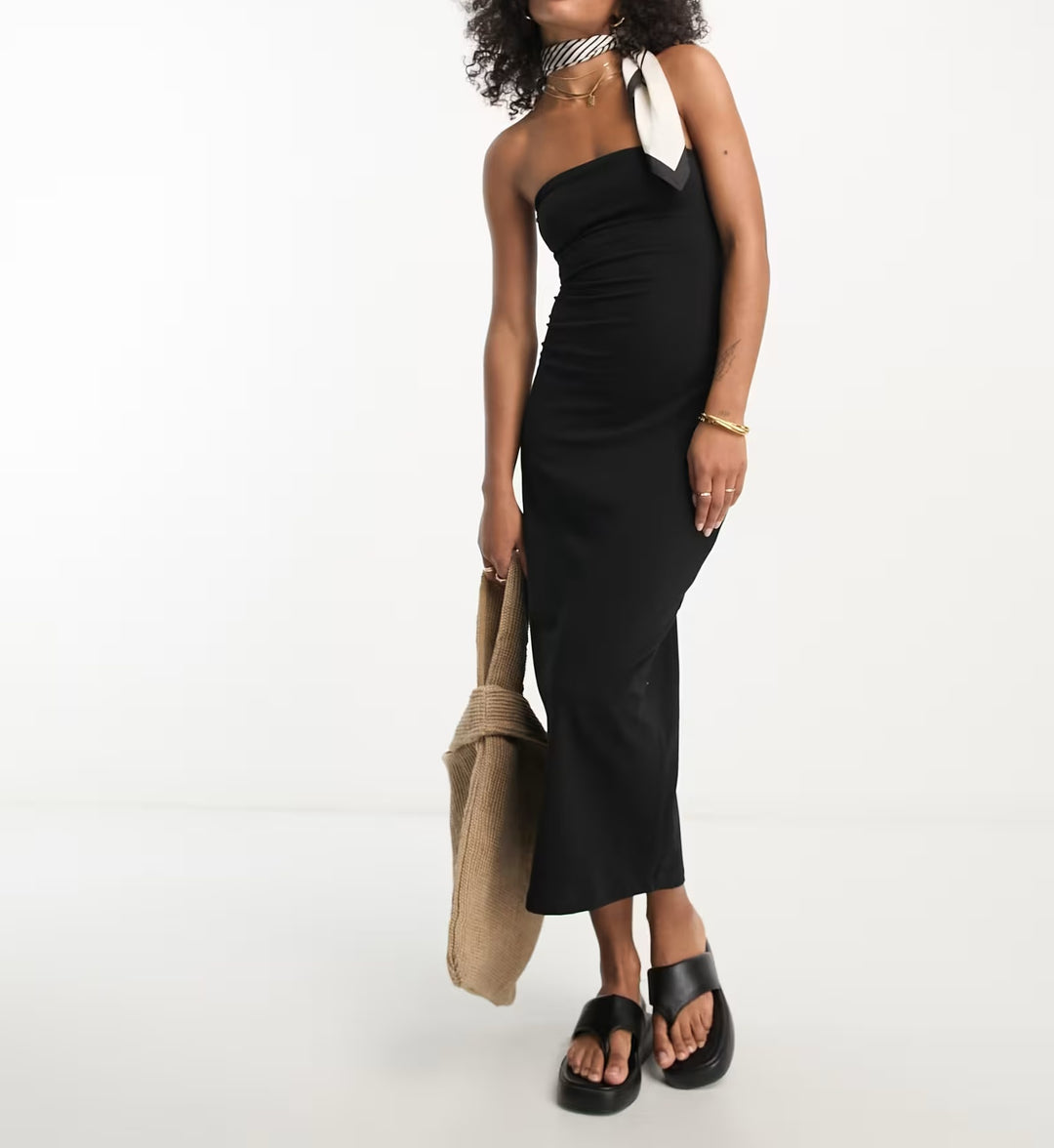 Asos maxi ruha, fekete