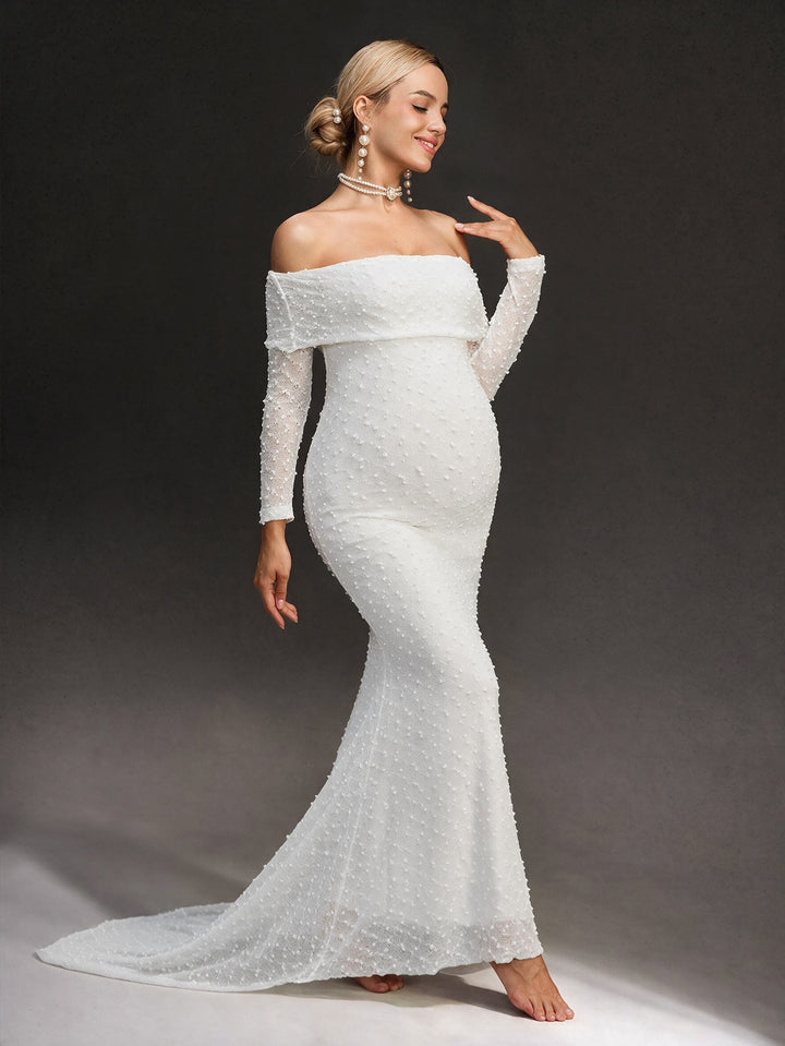 Rochie de maternitate SHEIN, alb