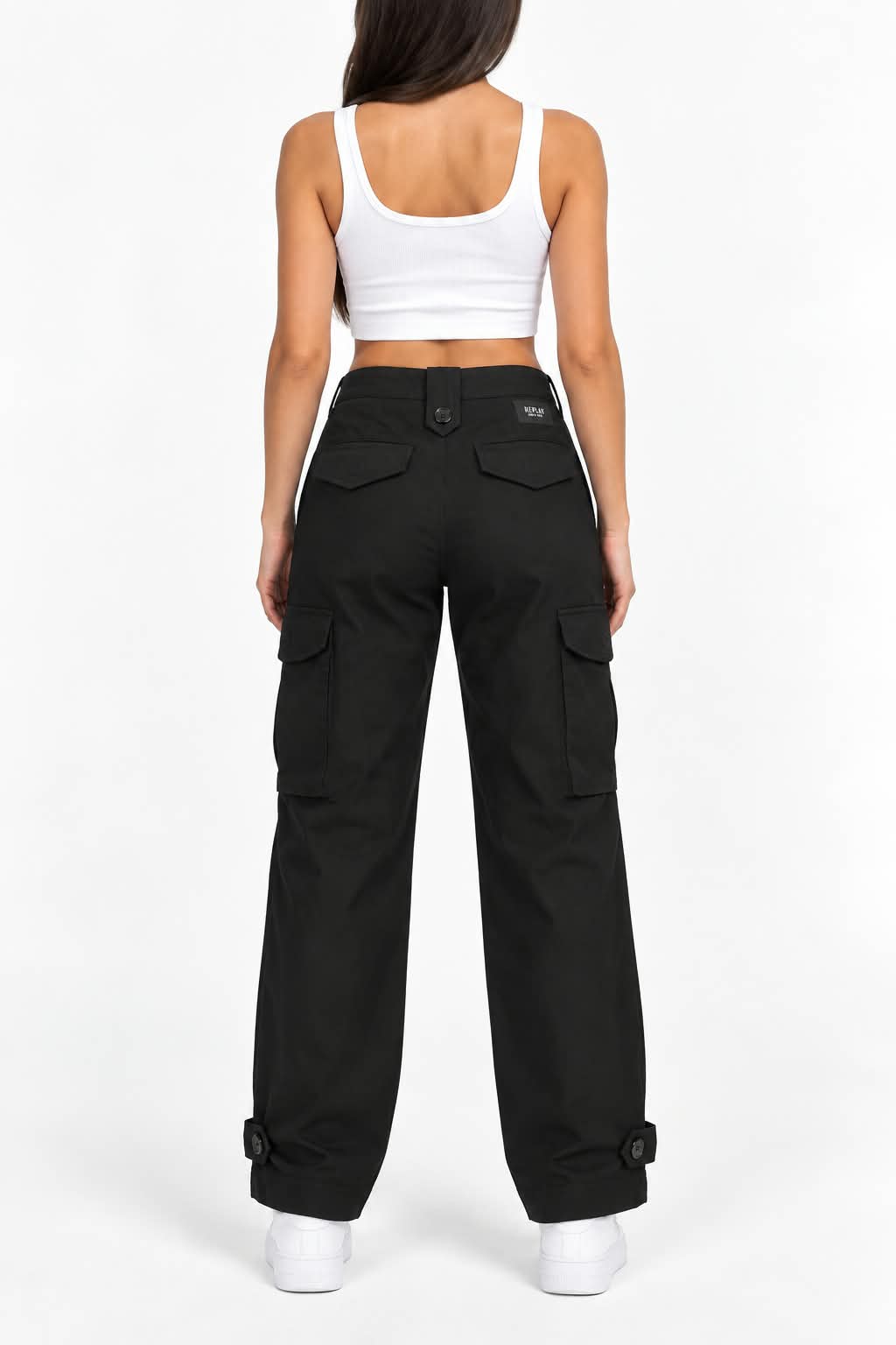 Pantaloni REPLAY, negru
