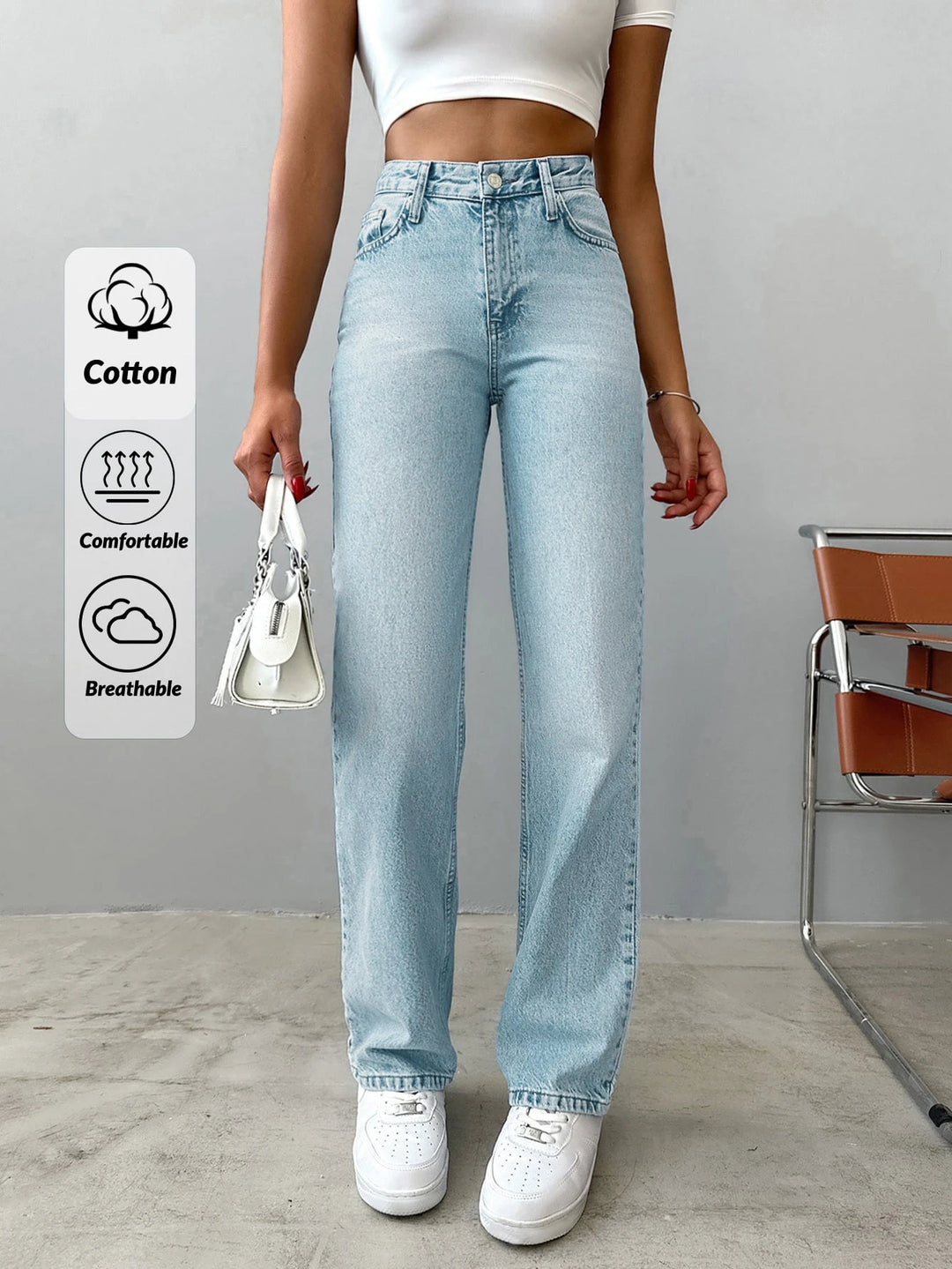 Jeans SHEIN, albastru